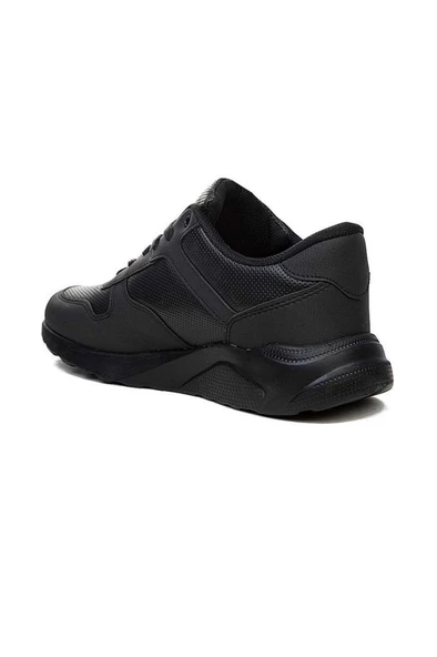 Luttoon 4039-24 Deri Anatomik Hafıza Taban Kadın Sneaker Siyah Füme - Resim 3