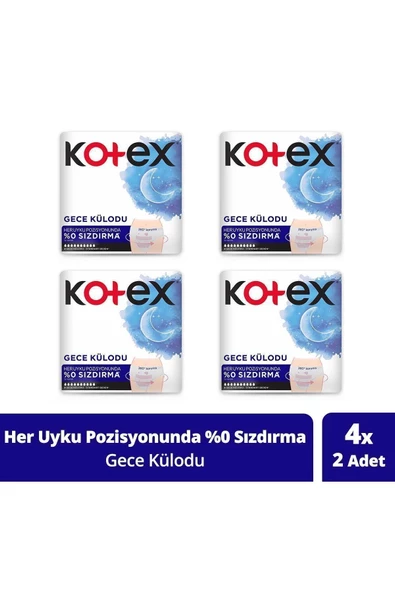 Kotex Regl Gece Külodu - 4'lü Paket - 1