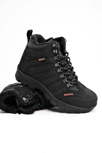 Dakırs 116-24 Deri Outdoor Kürklü Fermuarlı Erkek Bot - 3