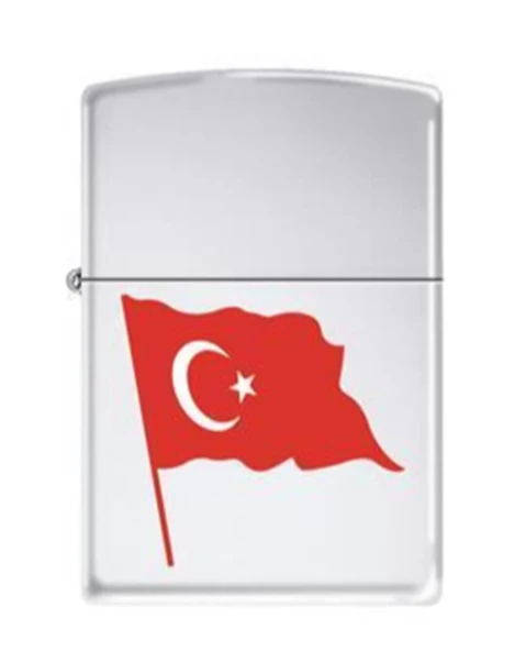 Zippo Turkish Flag Çakmak Türk Bayrağı Z-cı011126-250-Z48