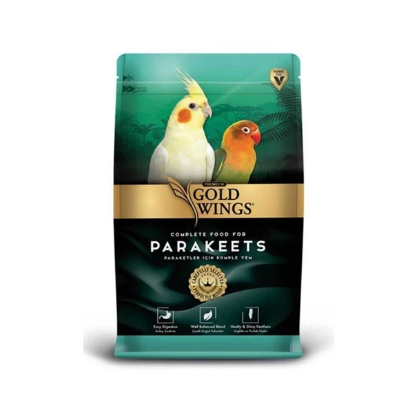 Gold Wings Premium Paraket Yemi 1 Kg