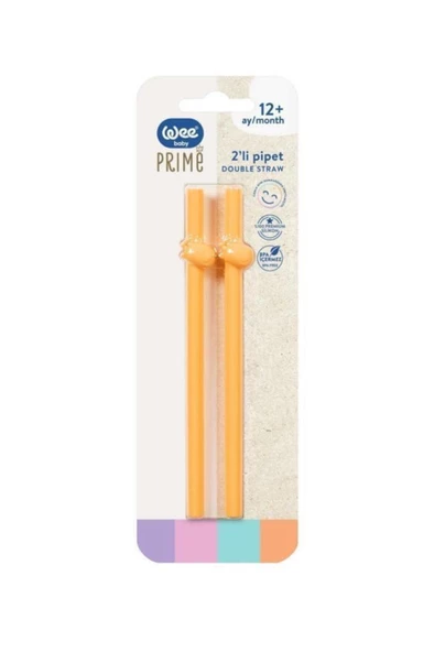 WEE BABY Pipet Silikon Prime Turuncu 2'li - 2