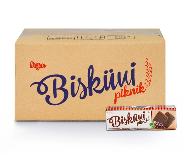 Doğan Piknik Kakaolu Bisküvi 80 Gr. 24 Adet (1 Kutu)