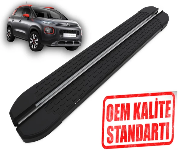 C3 AİRCROSS 2017 2018 2019 2020 2021 2022 2023 2024 ARACA ÖZEL NEVADA YAN BASAMAK ürün görseli 1