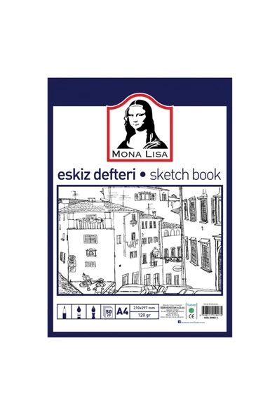 Südor Mona Lisa Eskiz Defteri A4 50yp 120gr Bn05-4 - 2