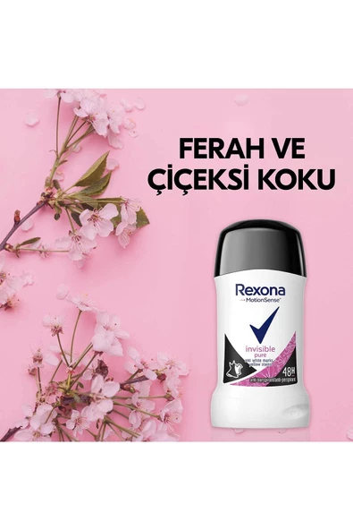Rexona Kadın Stick Deodorant Invisible Pure 40 ml