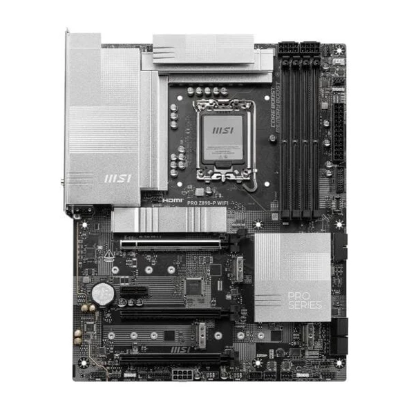 MSI PRO Z890-P WIFI-7 DDR5 THUNDERBOLT-HDMI-DP PCIE 5.0 1851P ATX - Resim 2