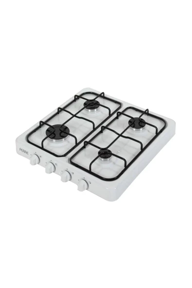 FERRE SET ÜSTÜ OCAK BEYAZ LP540 LPG'Lİ - 540 4 Gözü Gazlı Beyaz Setüstü Ocak-lpg - 2