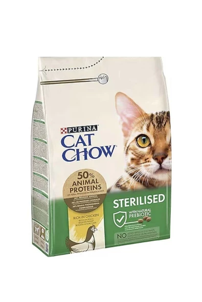 Cat Chow Sterilised Tavuklu Kedi Maması 3 Kg