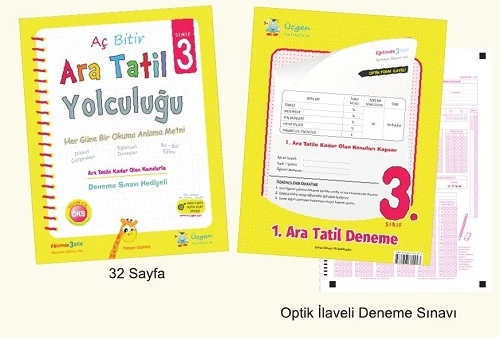 3.Sınıf Kasım Ara Tatil+Resfebe(Deneme Hediyeli) - 3