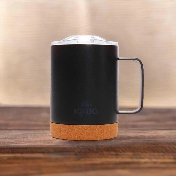 Igloo Cork Mug 350ml Siyah STD - 6