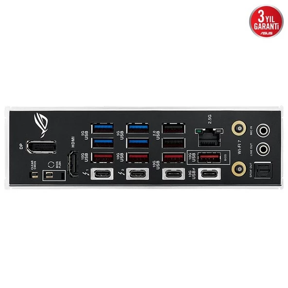 ASUS ROG STRIX Z890-F GAMING WIFI-7 DDR5 THUNDERBOLT-HDMI DP PCIE 5.0 1851p ATX - Resim 8