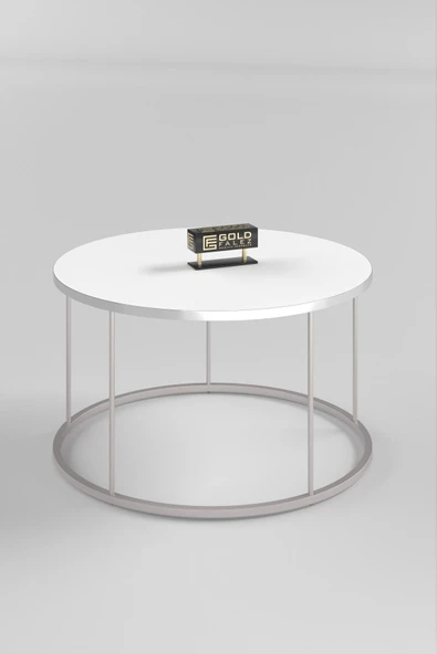 ORTA SEHPA TERRA LÜX GÜMÜŞ BEYAZ