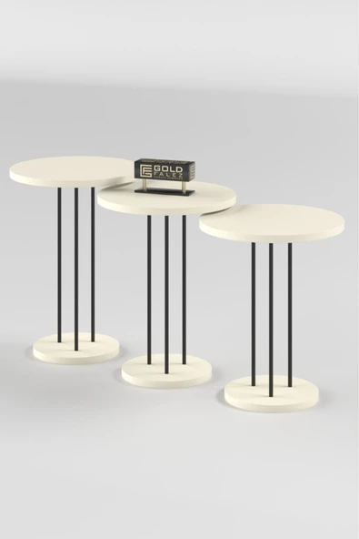 Zigon Sehpa Terra Krem - Resim 4