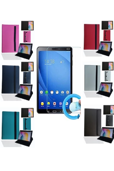 Toshiba Encore - WT8-A-102 - 8"  Tablet Uyumlu Standlı Tablet Kılıfı + Nano Ekran Koruyucu