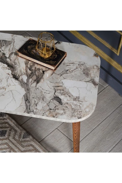 Orta Sehpa Ahşap Torna Efes Kr - Resim 2