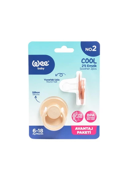 WEE BABY 2'li Cool Emzik No:2 Kız (PEMBE) - Resim 3