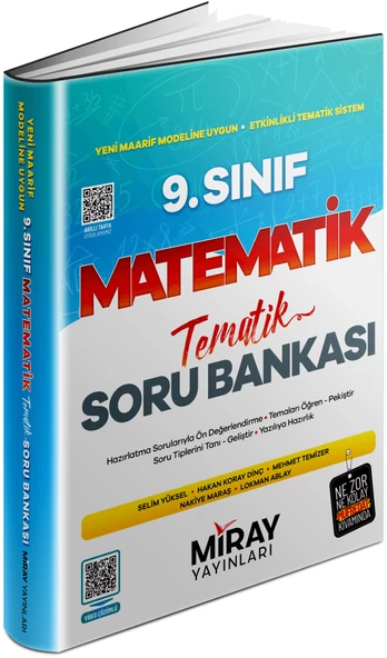 Miray 2025 9. Sınıf Matematik Tematik Soru Bankası ürün görseli