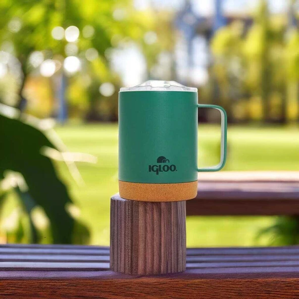 Igloo Cork Mug 350ml Yeşil STD - 6