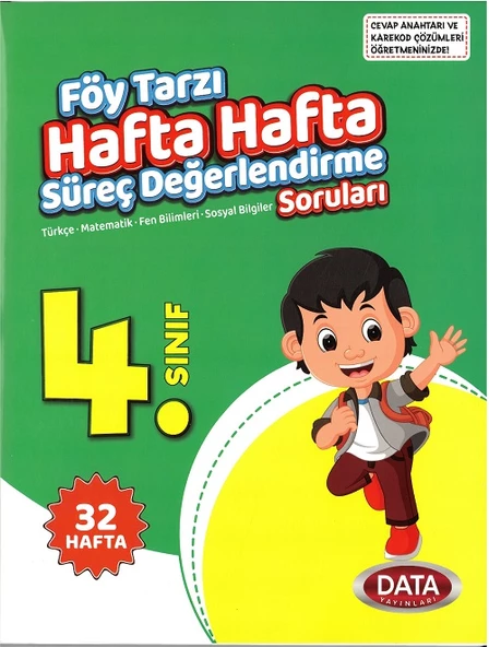 4.Sınıf Föy Tarzı Hafta Hafta Süreç Değerlendirme Soruları (32 Hafta)