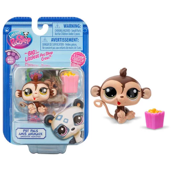 Littlest Pet Shop Minişler Tekli Paket S2 S01000522 #85 Maymun