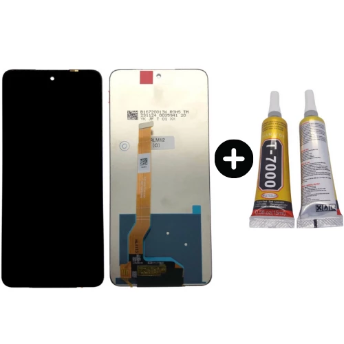 Realme 12 Uyumlu Servis Lcd Ekran Dokunmatik + B7000 - 1