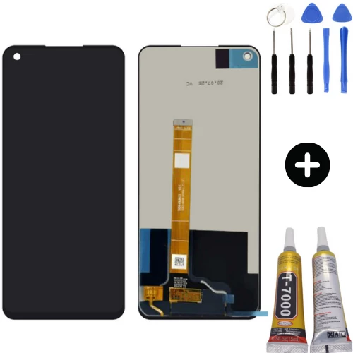 Realme 6 Rmx 2001 Uyumlu OLED Lcd Ekran Dokunmatik + Montaj Seti