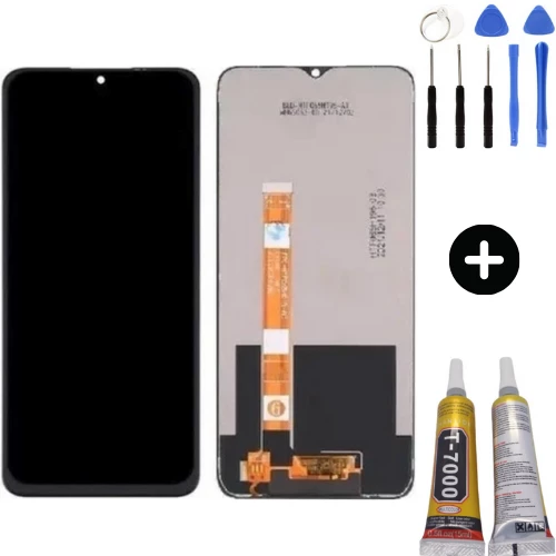 Realme 6i Uyumlu Lcd Ekran Dokunmatik + Montaj Seti