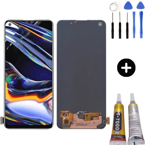 Realme 7 Pro Uyumlu Lcd Ekran Dokunmatik + Montaj Seti