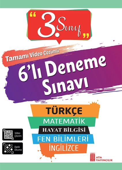 3.Sınıf 6'lı Poşet Deneme Sınavı - Resim 2