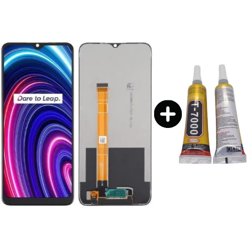 Realme C25y Uyumlu HK Lcd Ekran Dokunmatik + B7000