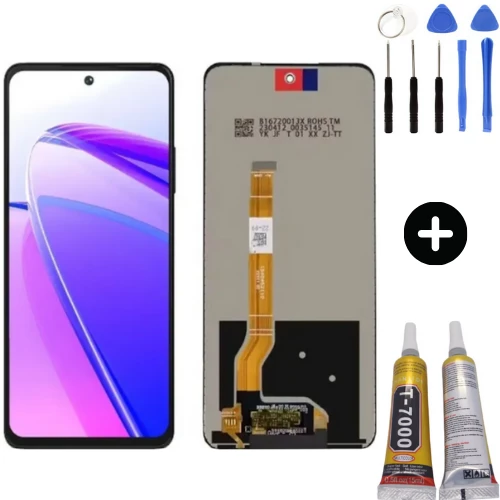Realme C55 Uyumlu Lcd Ekran Dokunmatik + Montaj Seti