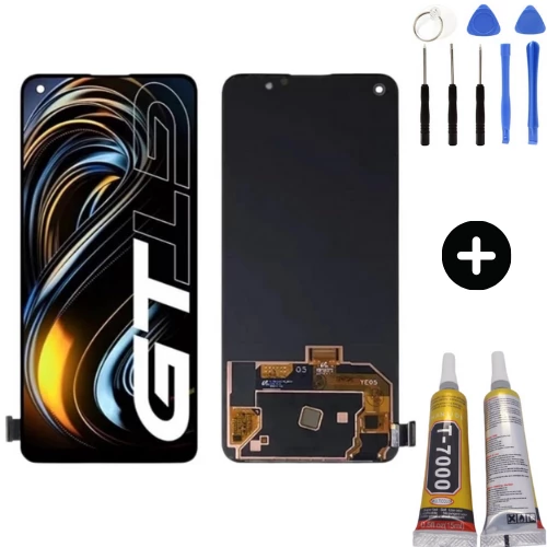 Realme GT 2 Uyumlu OLED Lcd Ekran Dokunmatik + Montaj Seti