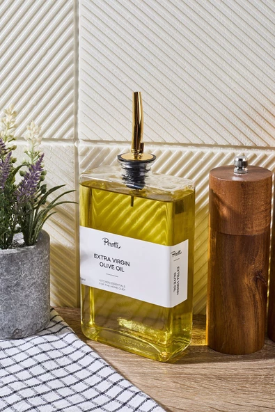 Perotti molivet gold cam yağlık 350 ml cam yağdanlık - sirkelik - sosluk ürün görseli 1