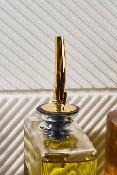 Perotti molivet gold cam yağlık 350 ml cam yağdanlık - sirkelik - sosluk - Resim 6