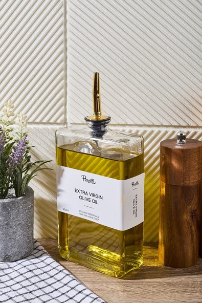 Perotti molivet gold cam yağlık 500 ml cam yağdanlık - sirkelik - sosluk ürün görseli 1