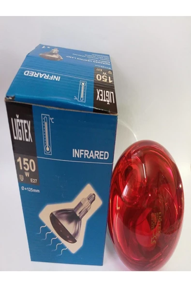 İnfrared Isıtıcı Lamba 150 Watt Kümes Isıtıcı Ampül - 2