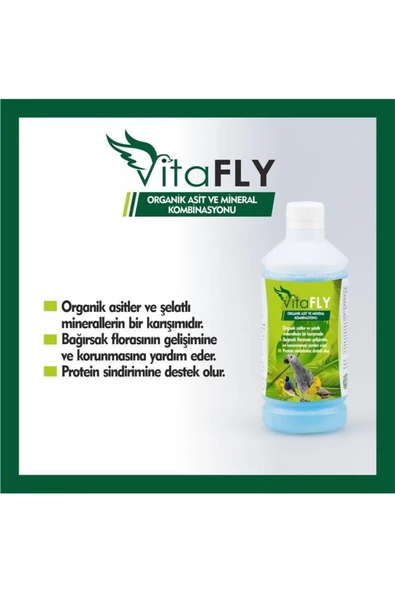 Vita Fly Organik Asit Ve Mineral Kombinasyonu 500 Ml