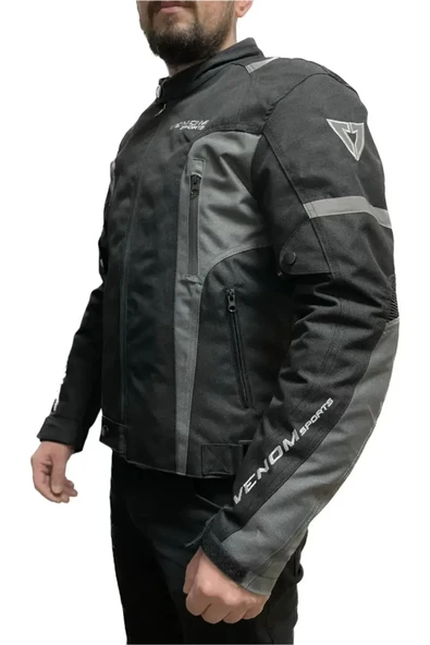 Venom Ceket Air Racing SİYAH-GRİ - 2