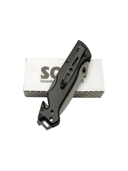 Sog Kurtarma Çakısı 20 Cm Siyah DA36 - 2