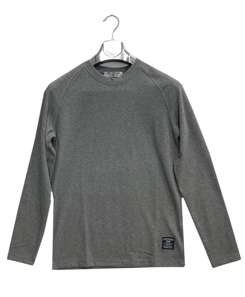 Little Polo Erkek Slim Fit Uzun Kol Sıfır Yaka Sweatshırt 6980