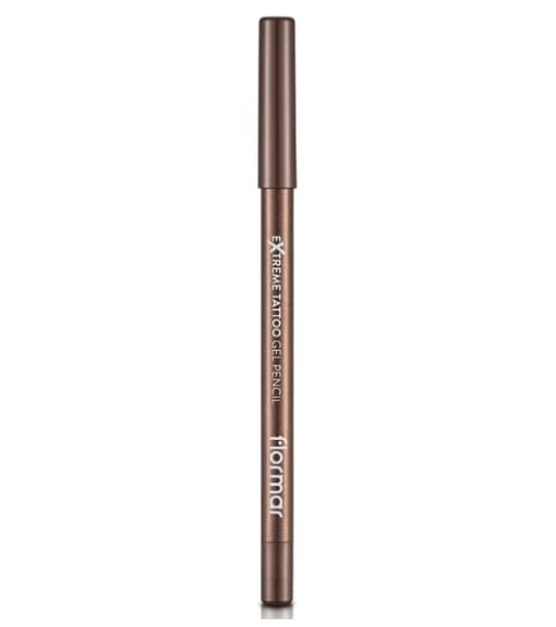 Flormar Extreme Tattoo Ekstra Kalıcı Işıltılı Jel Göz Kalemi 001 Glitzy Brown