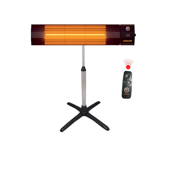 SUNSTAR HALOJEN SOBA İNFRARED ISITICI KUMANDALI 1800W - 3