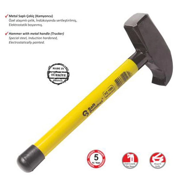 S.D. Kamyoncu Metal Saplı Çekiç 2000 gr ürün görseli