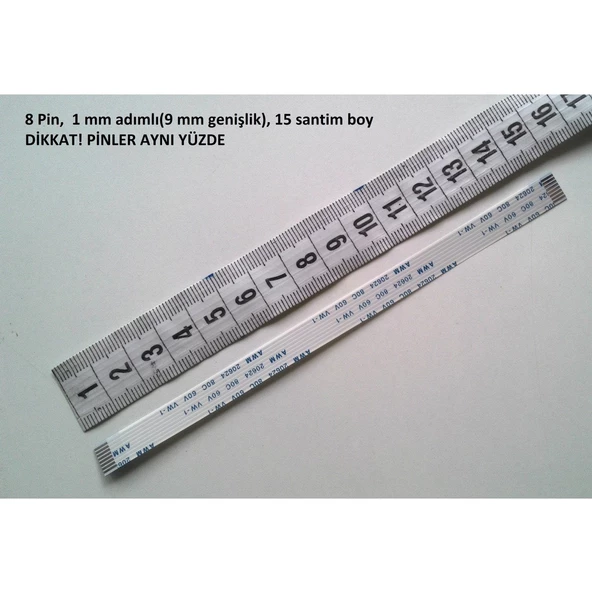 Dell İnspiron 7567 Touchpad Flex Kablosu NBX00022X00 8-1-15A