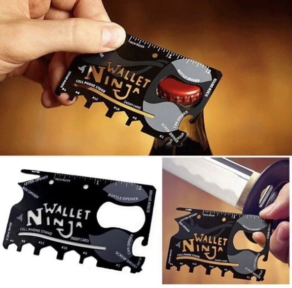 18 in 1 Credit Card Multi Tool Kit