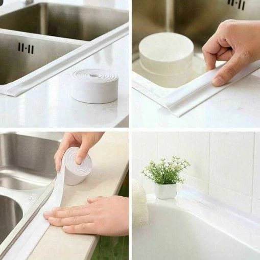 BEYAZ Su Sızdırmaz Lavabo Kenar Bandı (3.2m) - 2