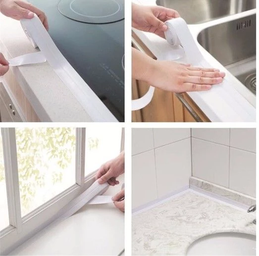 BEYAZ Su Sızdırmaz Lavabo Kenar Bandı (3.2m) - 3