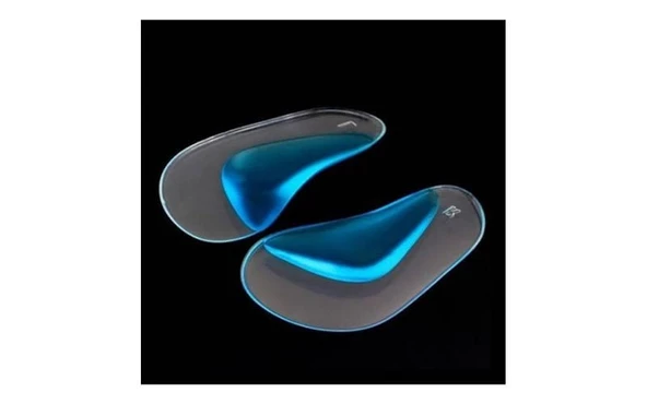 Silikon Ayak Tabanlık İçe Basma Önleyici MAVİ - Resim 2