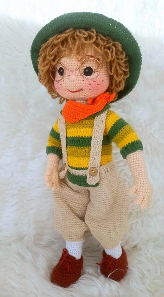Poyraz Bebek Amigurumi Organik Oyuncak - 5